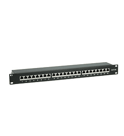 VALUE 19" Patchpanel, Cat.6A/Class EA, 24 Ports, STP, black