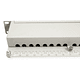 ROLINE 19" Patchpanel, Cat.6/Class E, 24 Ports, STP, lightgrey