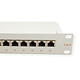 ROLINE 19" Patchpanel, Cat.6/Class E, 24 Ports, STP, lightgrey