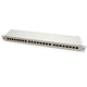 ROLINE 19" Patchpanel, Cat.6/Class E, 24 Ports, STP, lightgrey