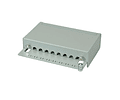 ROLINE Cat.5e/Class D WallMount Patch Panel, 8 Ports, STP, light grey