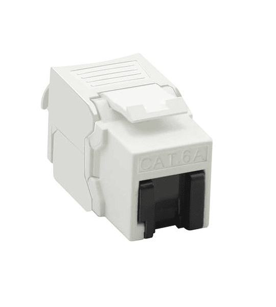 VALUE Keystone Cat.6A/Class EA, RJ45, unshielded, tool-free, white