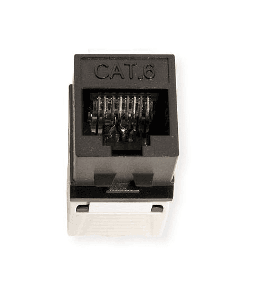 ROLINE Keystone Jack Cat.6/Class E, RJ45, unshielded, tool-free, SLIM, black