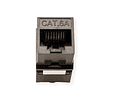 ROLINE Keystone Jack Cat.6A/Class EA, RJ45, unshielded, tool-free, SLIM, black