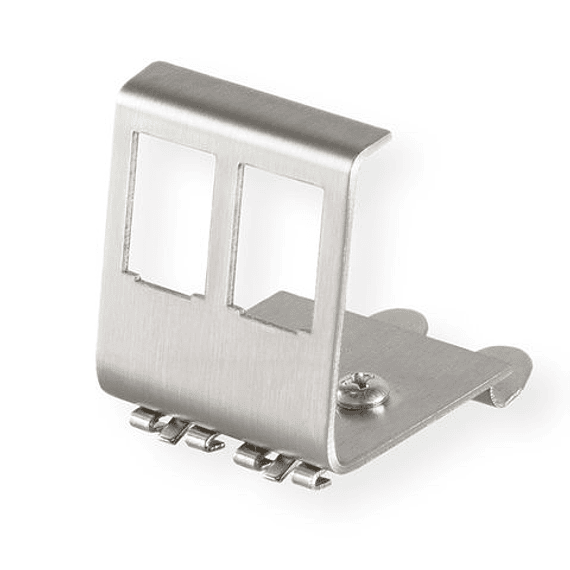 VALUE DIN Rail Adapter for 2 Keystone modules