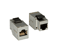 ROLINE RJ45 Keystone Modular Coupler, Cat.6/Class E, STP, silver