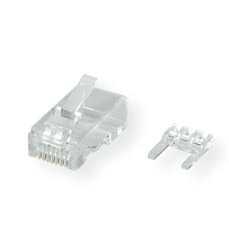 ROLINE Cat.6/Class E Modular Plug, UTP, for Solid Wire, 10 pcs.