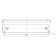 ROLINE 19" Snap-In Blank Panel, 2U, Metal