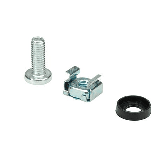 VALUE Screw M6x16 + washer + M6 cage nut, 100set /bag