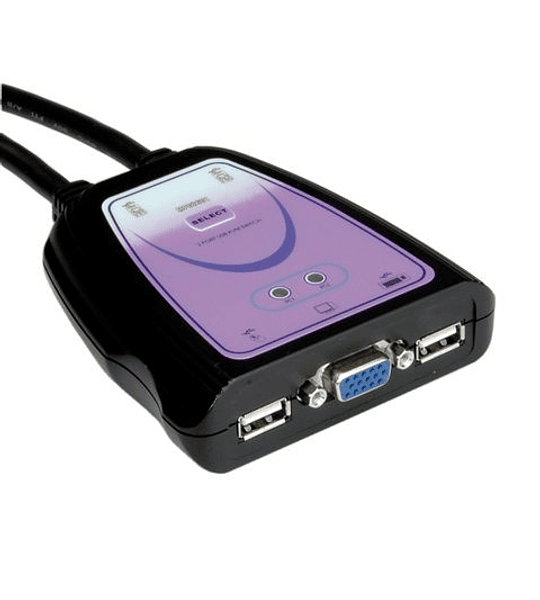 VALUE KVM Switch "Star" 1 User - 2 PCs, VGA, USB