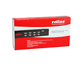 ROLINE KVM Switch, 1 User - 4 PCs, DisplayPort, with USBHub