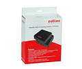 ROLINE USB3.2 Gen1 Peripheral Sharing Device, 2 PCs, 4x USB3.2 Gen1 Ports