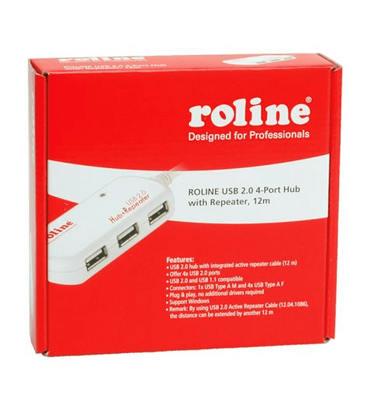 ROLINE USB2.0 Hub, 4 Ports
