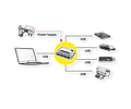 ROLINE USB3.2 Gen1 Hub, 4 Ports, with Power Supply