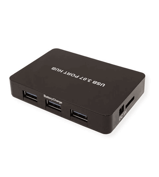 VALUE USB3.2 Gen1 Desktop Hub, 7 Ports, with Power Supply