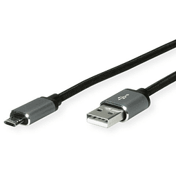 ROLINE USB2.0 Cabo, A - MicroB, M/M reversible