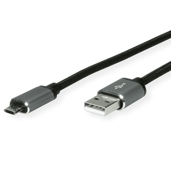 ROLINE USB2.0 Cabo, A - MicroB, M/M reversible