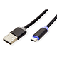 ROLINE USB2.0 LED Charging Cabo, A - Micro B