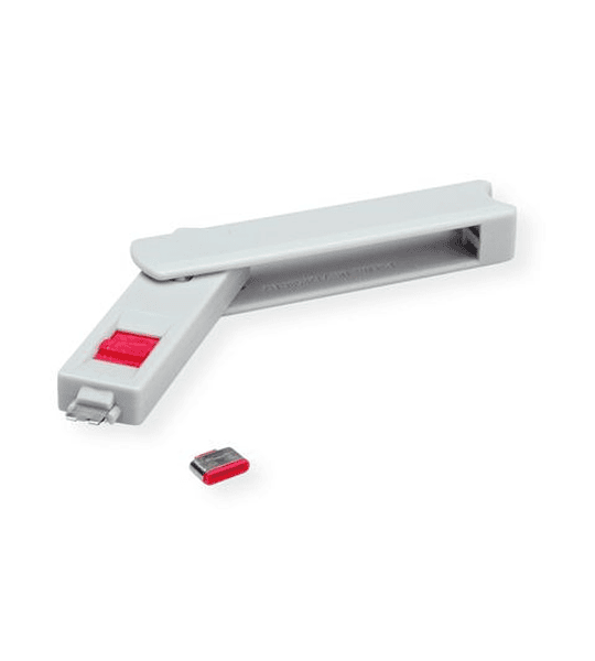 ROLINE USBType C Port Blocker Set, (Key + 1 Lock)