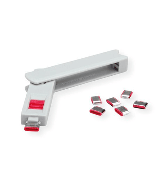 ROLINE USBType C Port Blocker Set, (10 locks)