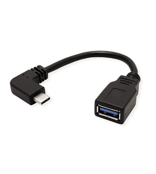 ROLINE USB3.2 Gen1 Cabo, A - C (90° angled)