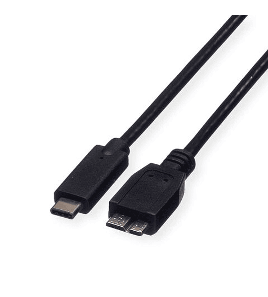 ROLINE USB3.2 Gen1 Cabo, C - Micro B, M/M