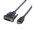 VALUE DVI Cabo, DVI (18 + 1) - HDMI