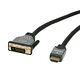 ROLINE DVI - D/HDMI Cabo, DVI - D(24 + 1)/HDMI, M/M