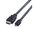 VALUE HDMI High Speed Cabo + Ethernet, A - D