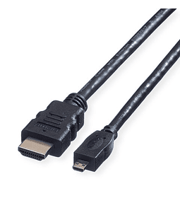 VALUE HDMI High Speed Cabo + Ethernet, A - D
