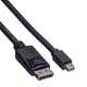 ROLINE DisplayPort Cabo, DP - Mini DP