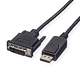 ROLINE DisplayPort Cabo, DP - DVI (24 + 1)