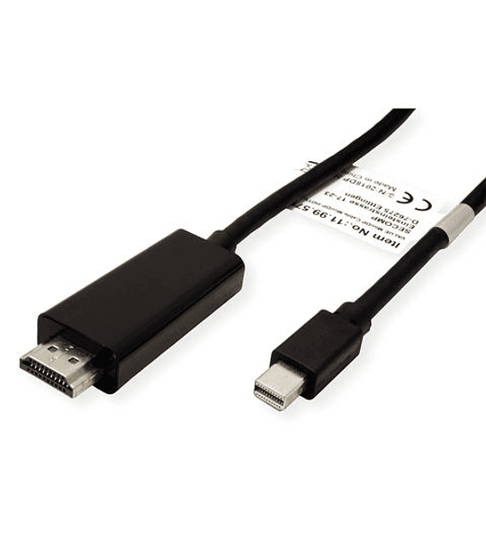 VALUE Mini DisplayPort Cabo, Mini DP - HDTV