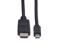 ROLINE Mini DisplayPort Cabo, Mini DP - HDTV