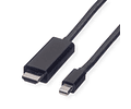 VALUE Mini DisplayPort Cabo, Mini DP - UHDTV, M/M