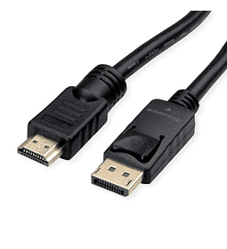 ROLINE DisplayPort Cabo, DP-UHDTV M/M