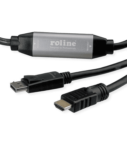 ROLINE DisplayPort Cabo, DP-UHDTV M/M