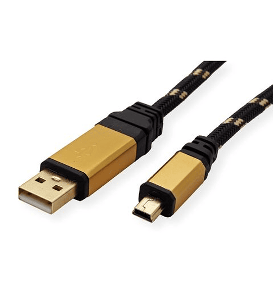 ROLINE GOLD USB2.0 Cabo, A - 5-Pin Mini