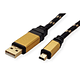 ROLINE GOLD USB2.0 Cabo, A - 5-Pin Mini