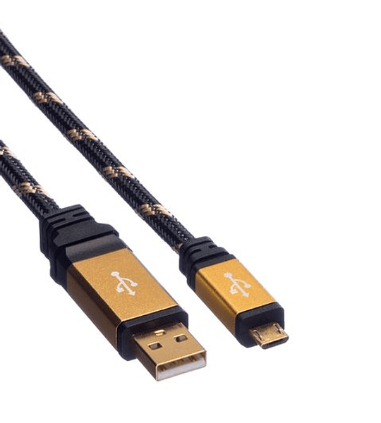 ROLINE GOLD USB2.0 Cabo, A - Micro B