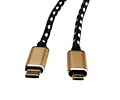 ROLINE GOLD USB2.0 Cabo, C - MicroB reversible