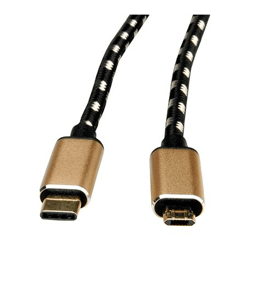 ROLINE GOLD USB2.0 Cabo, C - MicroB reversible