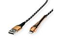 ROLINE GOLD USB2.0 A - Lightning SELF-STAND Cabo