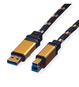 ROLINE GOLD USB3.2 Gen1 Cabo, A - B