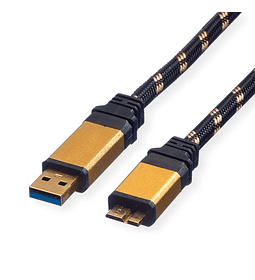 ROLINE GOLD USB3.2 Gen1 Cabo, A - Micro B