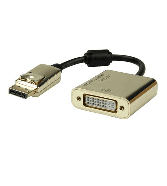 ROLINE GOLD Adaptador, DP - DVI, M/F, v1.2