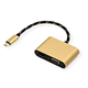 ROLINE GOLD Adaptador, Type C - HDMI + VGA, 4K60