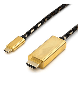 ROLINE GOLD Cabo Type C - HDMI, 4k@60Hz