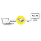 VALUE Adapter DP - DVI, M/F, v1.1, 1080p@60Hz