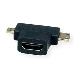 VALUE HDMI T - Adapter, HDMI - HDMI Mini + HDMI Micro